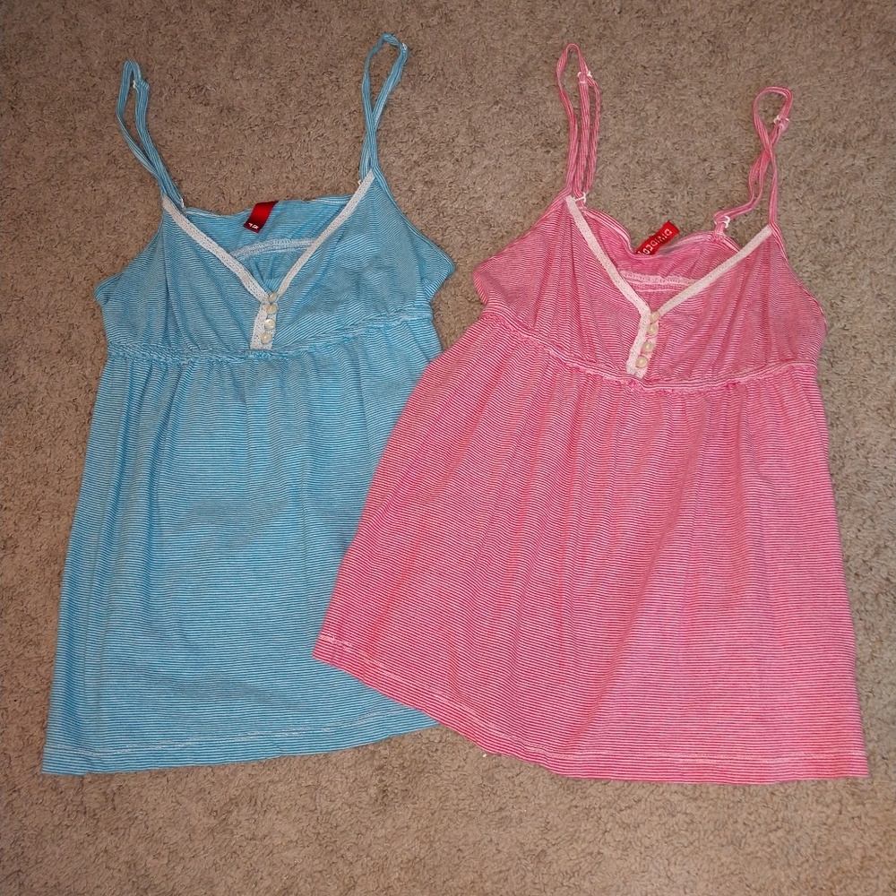 Two H&M tank tops